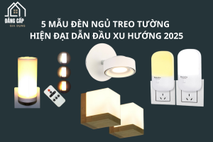 5 mẫu đèn ngủ treo tường hiện đại