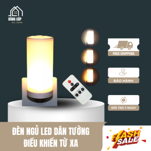 Đèn ngủ LED dán tường điều khiển từ xa