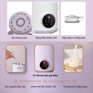 Máy Xay Làm Sữa Hạt OSTMARS – Đa Năng Tiết Kiệm Thời Gian Cho Mọi Nhà Máy Xay Làm Sữa Hạt OSTMARS