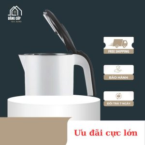 Ấm Siêu Tốc 2 Lớp – Giải Pháp An Toàn Và Tiện Lợi Từ Đẳng Cấp Da Dụng ấm siêu tốc 2 lớp